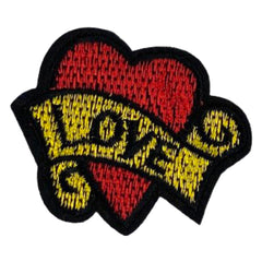 Love Tattoo Patch – Vintage Heart Iron-On Emblem