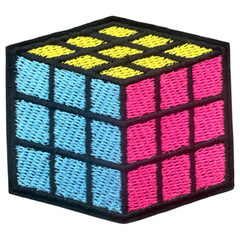 Rubik Kubus Strijk Embleem Patch