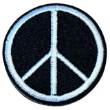 peace sign vredesteken strijkpatch rond embleem