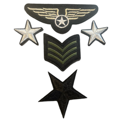 Army Military Air Force Strijk Embleem Patch Set 5 patches