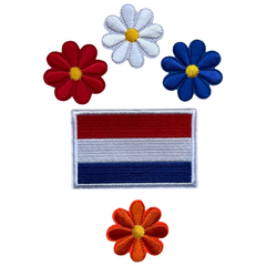 Nederland Oranje Boven Strijk Embleem Patch Set 5 stuks