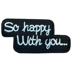 So Happy With You Tekst Strijkpatch