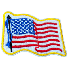 USA Vlag Strijk Embleem Patch