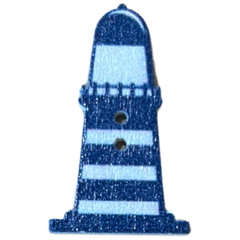 Vuurtoren Marine Opnaai Knoop Wooden Button