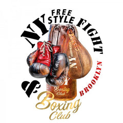 Boxing NY Free Style Fight Club Brooklyn Strijk Applicatie Large