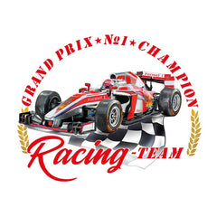 Formule 1 Grand Prix No 1 Champion Racing Team Strijk Applicatie Small