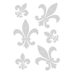 Lelie Franse Lelies Strass Strijk Applicatie