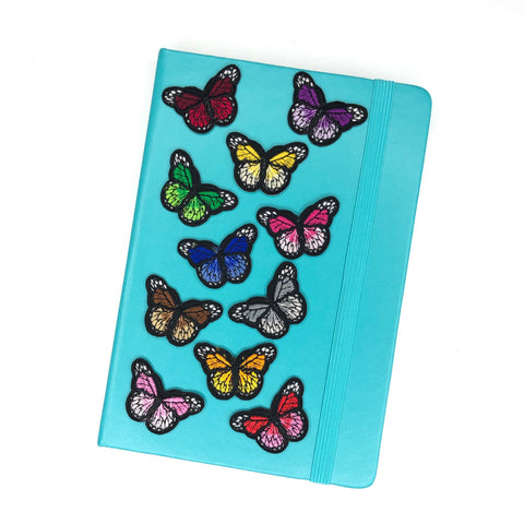 Naaibare patches, 3 stuks vlinder borduurpatches voor Naaibare patches, 3 stuks vlinder borduurpatches voor
