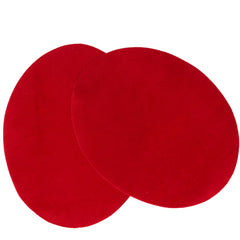 Knie Elleboog Strijk Stukken Lappen Patches Rood