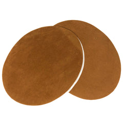 Knie Elleboog Strijk Stukken Lappen Patches Cognac Kleur