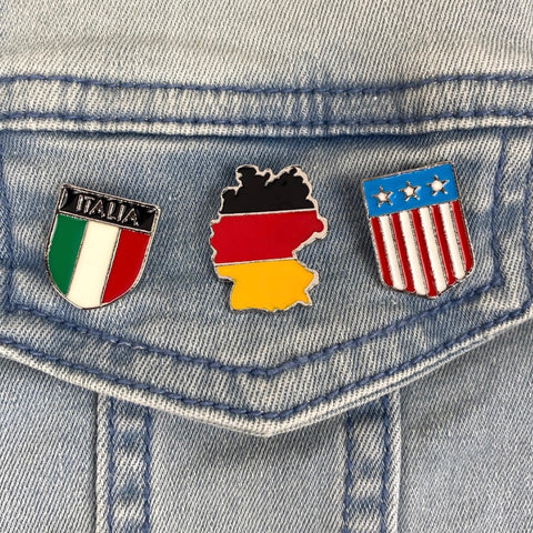 Mainly Metal ™ Emaille Pin Badge Vriendschap Vlaggen USA UK GB Mainly Metal ™ Emaille Pin Badge Vriendschap Vlaggen USA UK GB