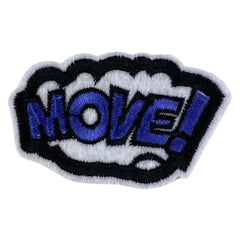 MOVE Tekstwolkje Strijk Embleem Patch