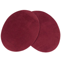 Knie Elleboog Strijk Stukken Lappen Patches Bordeaux rood