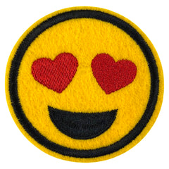 Emoji Smiley Love It Ogen Strijk Embleem Patch