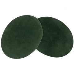 Knie Elleboog Strijk Stukken Lappen Patches Donker Mos Groen