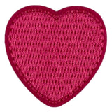 Hartje Strijk Embleem Patch Applicatie Donker Roze Medium