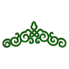 Venetiaans Kant Sequins Cosplay Strijk Applicatie Patch Groen