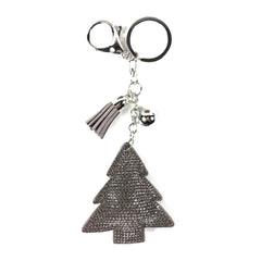 Dennenboom Kerstboom Strass Steentjes Sleutelhanger