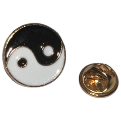 Yin Yang Balans Emaille Pin Small