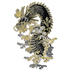 Draak Draken Dragon Strijk Embleem Patch Small