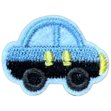 Auto Autootje Strijk Embleem Patch Blauw