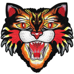 Lynx Kat Roofdier Strijk Embleem Patch Large