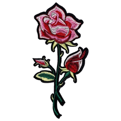 Roos Roze Rood Strijk Embleem Patch