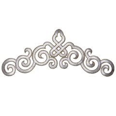 Venetiaans Kant Sequins Cosplay Strijk Applicatie Patch Wit