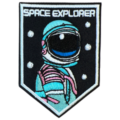 Space Explorer Astronaut Strijk Embleem Patch