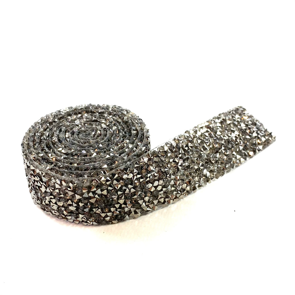 10 cm Crystal Rhinestone Strass Hot Fix Strijk Tape (prijs per 10 cm)