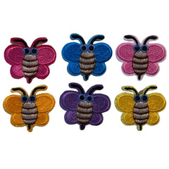 Bijen Bijtjes Strijk Embleem Patch Set 6 Kleuren