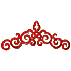 Cosplay Sequins Venetiaans Kant  Strijk Applicatie Patch Rood