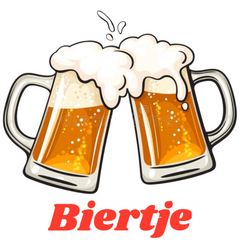 Strijk Applicatie Large Bier Bierpull Schuimkraag Biertje Tekst