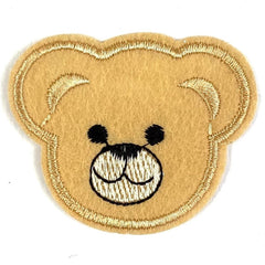Beer Beren Teddy Strijk Embleem Patch Beige