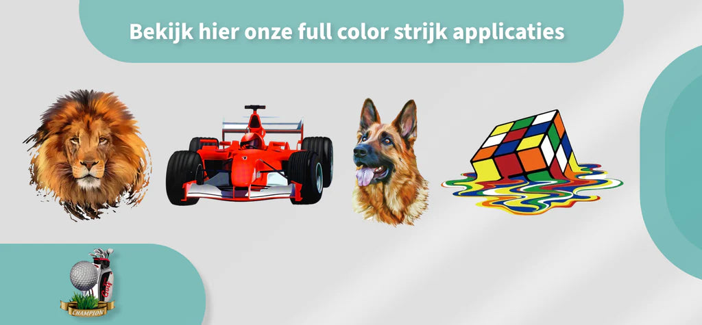 Full Color Strijkapplicaties