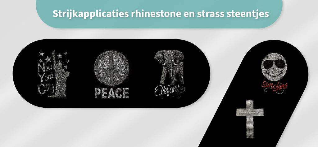 Strass / Rhinestone Strijk applicaties